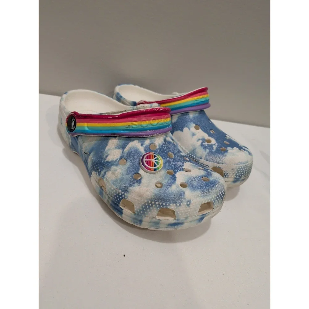 Crocs Kids Simpsons Cayman Graphic Boys Girls Summer Slip On Sandals Clogs Sz 1